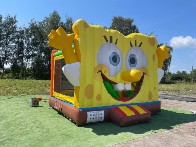 Dmuchana zjeżdżalnia SpongeBob